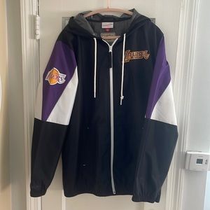 LAKERS Mitchell & Ness throw it back windbreaker
